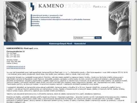 Nhled www strnek http://www.kamenoprumysl.cz/