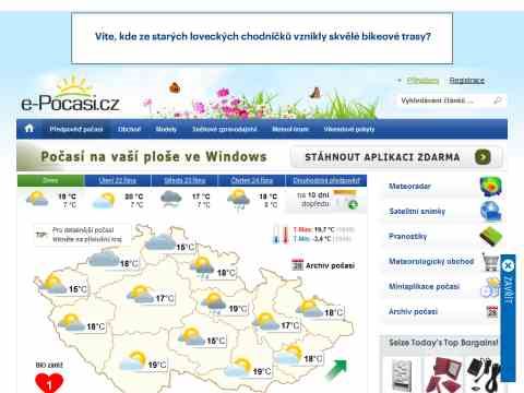 Nhled www strnek http://www.e-pocasi.cz