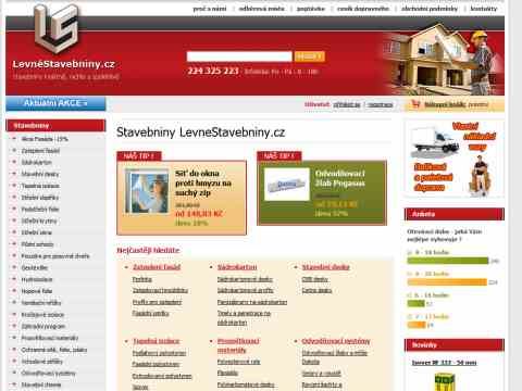 Nhled www strnek http://www.levnestavebniny.cz