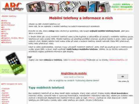 Nhled www strnek http://www.abc-mobilni-telefony.cz/