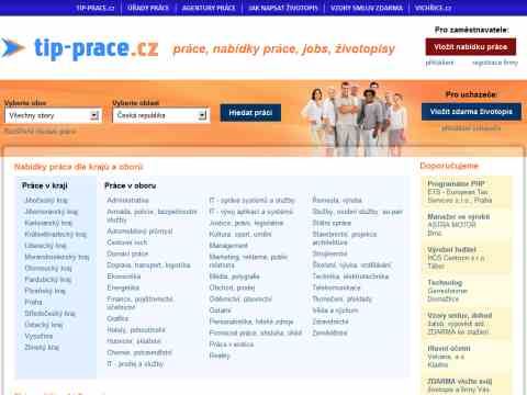 Nhled www strnek http://www.tip-prace.cz