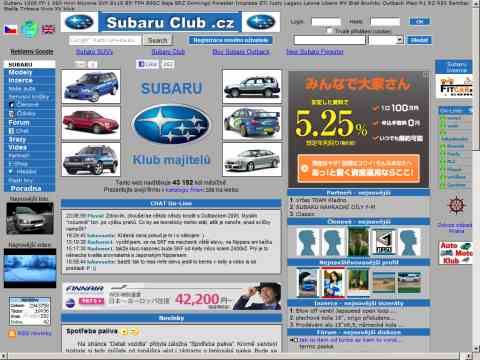 Nhled www strnek http://www.SubaruCLUB.cz