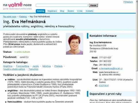 Nhled www strnek http://www.hermankova.cz/