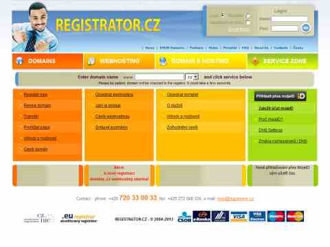 Nhled www strnek http://www.registrator.cz