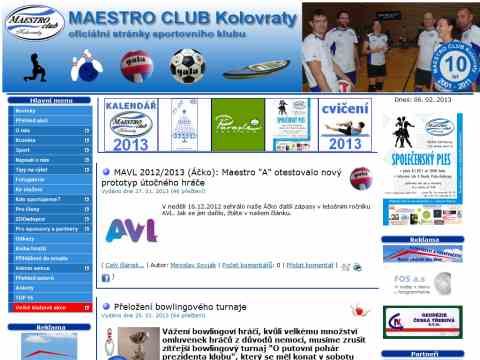 Nhled www strnek http://www.maestroclub.cz/