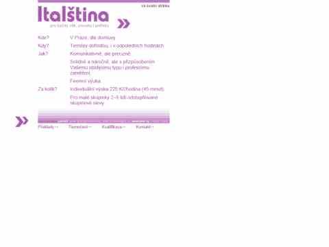 Nhled www strnek http://www.italstina-praha.cz/