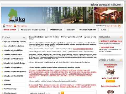 Nhled www strnek http://www.zahradninabytek-liska.cz