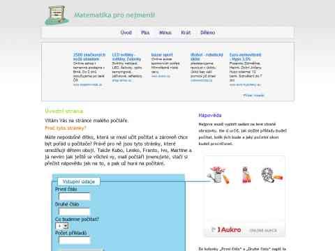 Nhled www strnek http://matematika.danielmacek.cz