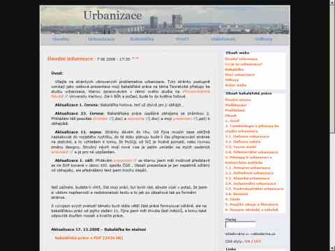 Nhled www strnek http://www.urbanizace.wz.cz
