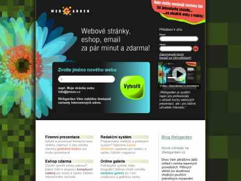 Nhled www strnek http://www.webgarden.cz