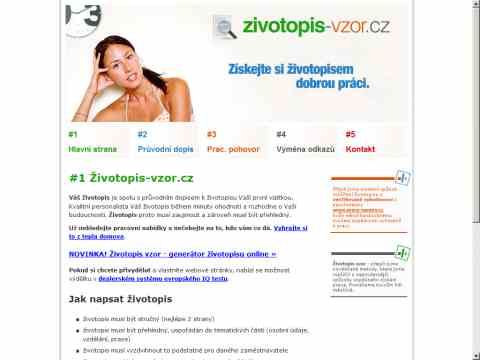 Nhled www strnek http://www.zivotopis-vzor.cz