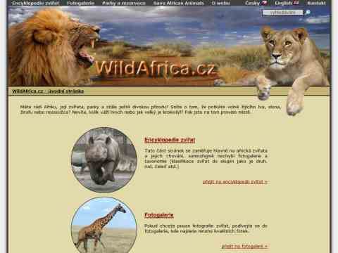 Nhled www strnek http://www.wildafrica.cz/cs/