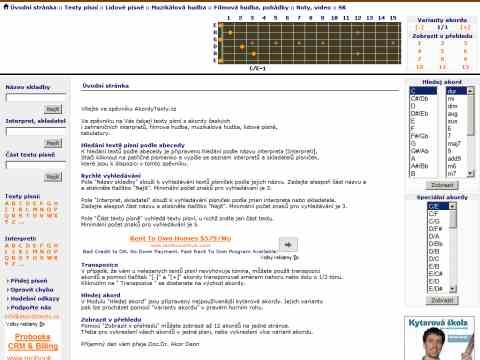 Nhled www strnek http://www.akordytexty.cz