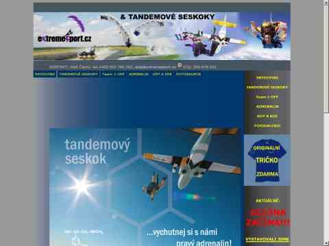 Nhled www strnek http://www.extremesport.cz/tandemove-seskoky.html