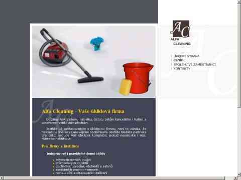 Nhled www strnek http://www.alfa-cleaning.cz