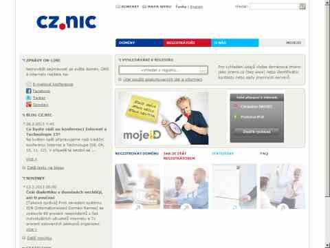 Nhled www strnek http://www.nic.cz/