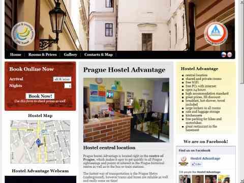 Nhled www strnek http://www.advantagehostel.cz/advantage/