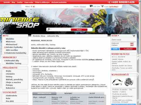 Nhled www strnek http://www.minibike-shop.cz