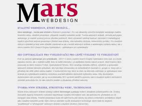 Nhled www strnek http://www.mars-webdesign.cz