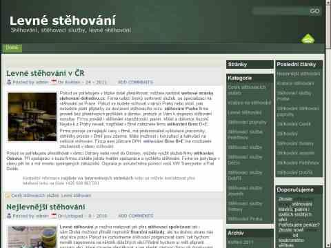 Nhled www strnek http://www.stehovani-snadno.cz