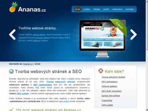 Nhled www strnek http://www.ananas.cz/