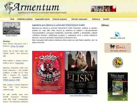 Nhled www strnek http://www.armentum.cz