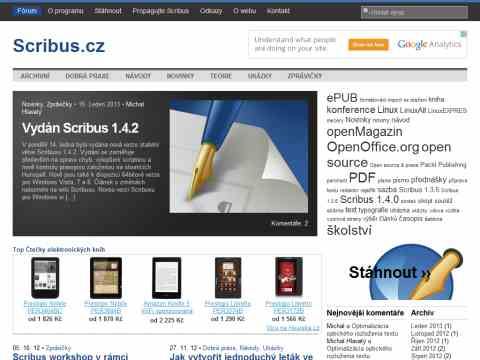 Nhled www strnek http://www.scribus.cz/