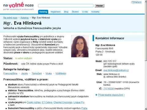 Nhled www strnek http://www.hlinkova.cz/