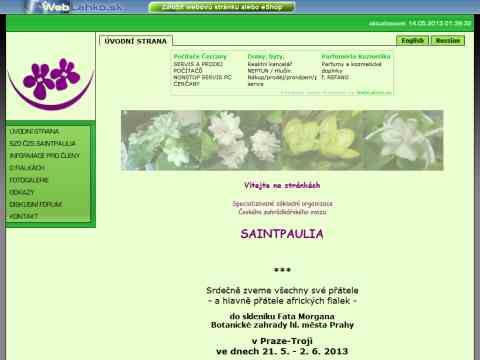 Nhled www strnek http://saintpaulia.cz