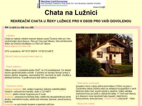 Nhled www strnek http://chata-luznice.wz.cz
