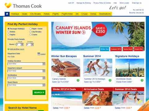 Nhled www strnek http://www.thomascook.com