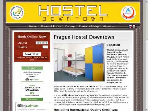 Nhled www strnek http://www.hostel-downtown.cz