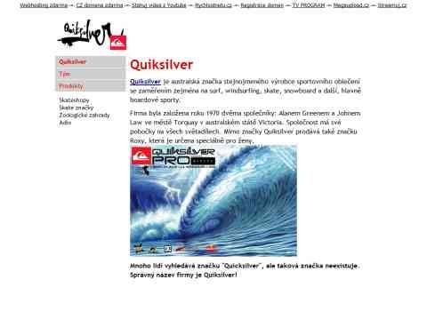 Nhled www strnek http://www.quiksilver.hy.cz