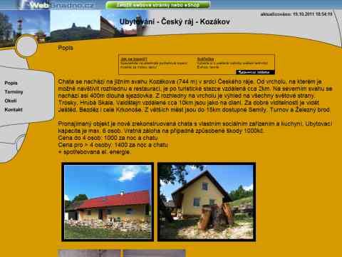 Nhled www strnek http://www.cesky-raj.wbs.cz/