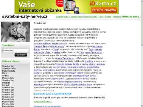 Nhled www strnek http://www.svatebni-saty-herve.cz