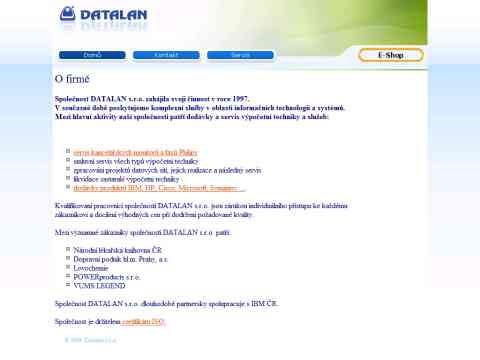 Nhled www strnek http://www.datalan.cz