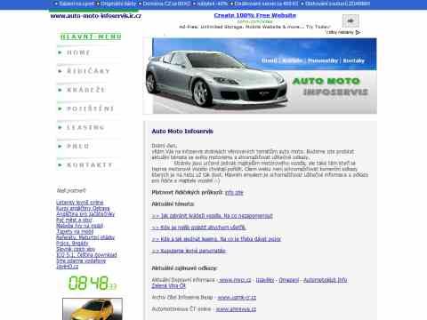 Nhled www strnek http://www.auto-moto-infoservis.ic.cz/