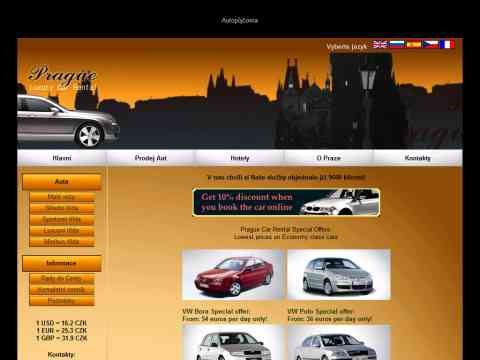 Nhled www strnek http://www.prague-car-rental.com/cz