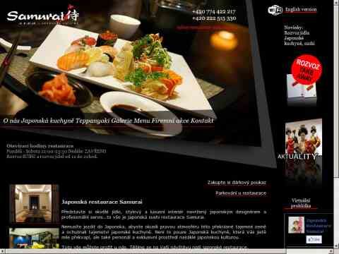 Nhled www strnek http://www.sushi-restaurace-samurai.cz