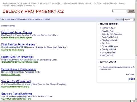 Nhled www strnek http://www.oblecky-pro-panenky.cz