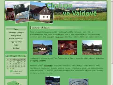 Nhled www strnek http://www.chalupa-valdov.cz