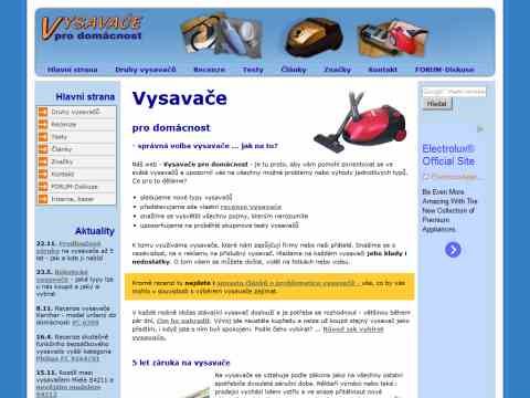 Nhled www strnek http://www.vysavace-domacnost.cz