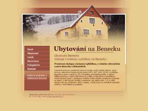 Nhled www strnek http://www.benecko-ubytovani.cz/