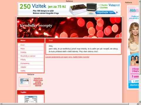 Nhled www strnek http://www.vendulkyrecepty.estranky.cz