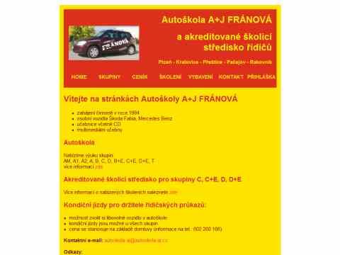 Nhled www strnek http://www.autoskola-aj.cz