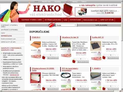 Nhled www strnek http://www.hako.cz/