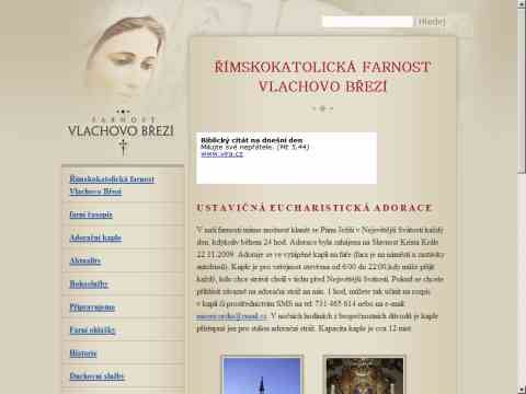 Nhled www strnek http://www.farnost-vlachovo-brezi.cz/