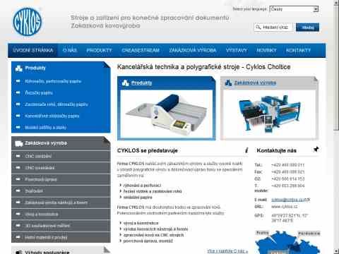 Nhled www strnek http://www.cyklos.cz/