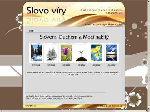 Nhled www strnek http://www.slovoviry.cz