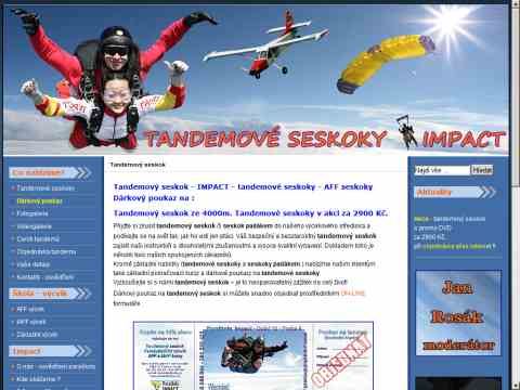 Nhled www strnek http://www.tandemove-seskoky-impact.cz